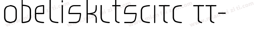 ObeliskLtSCITC TT字体转换